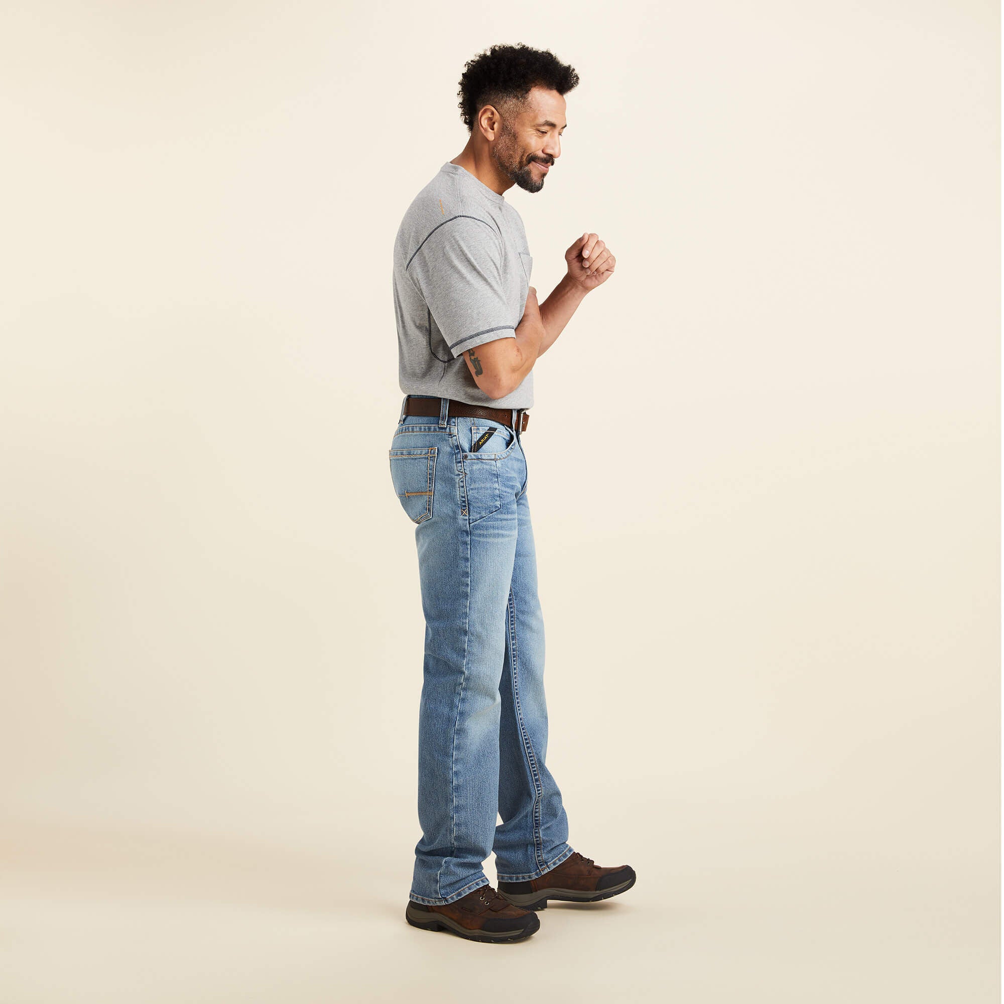 Rebar M5 Straight DuraStretch Edge Straight Leg Jean-Ariat