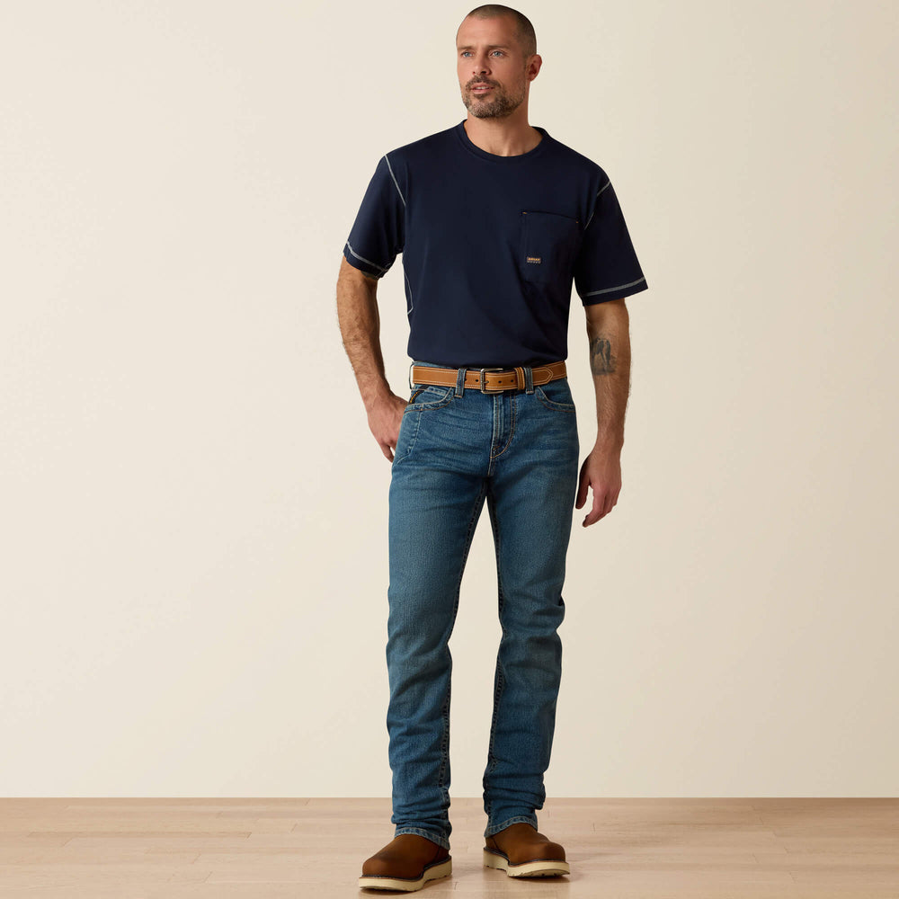 Rebar M7 DuraStretch Edge Stackable Straight Leg Jean-Ariat