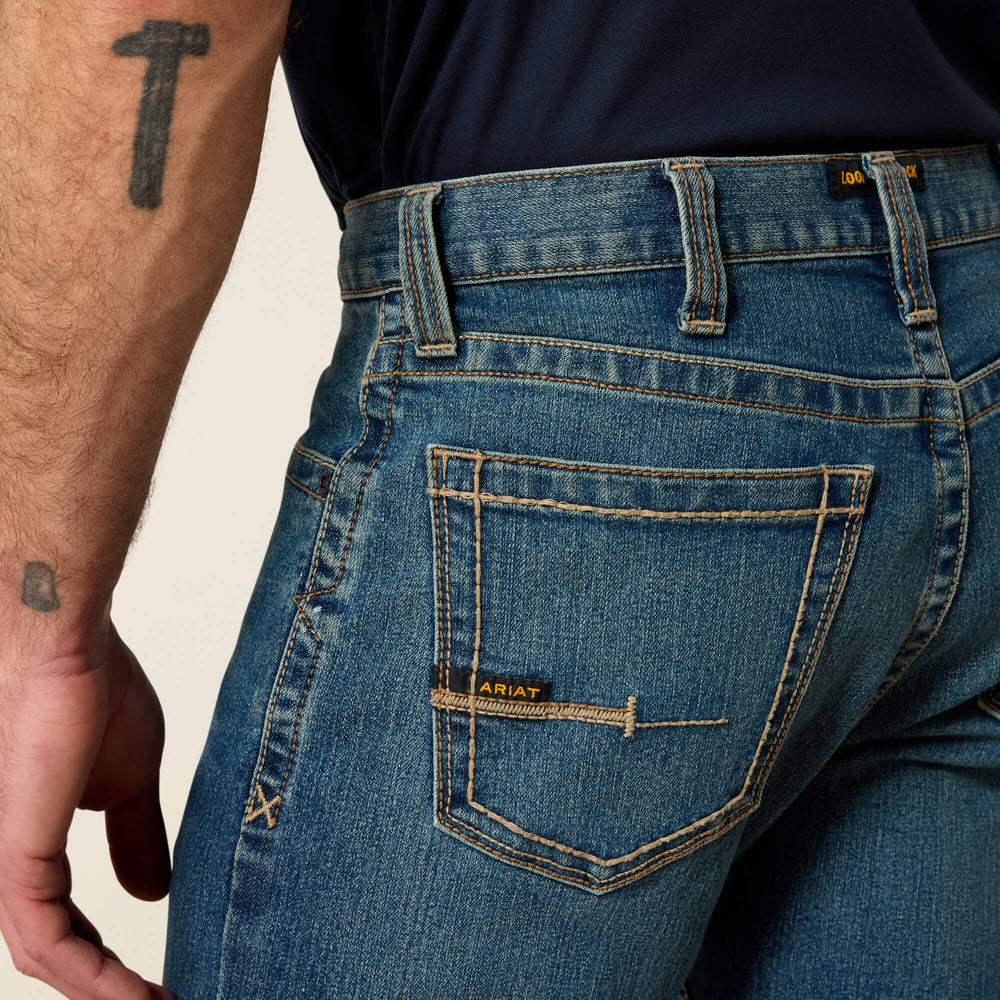 Rebar M7 DuraStretch Edge Stackable Straight Leg Jean-Ariat