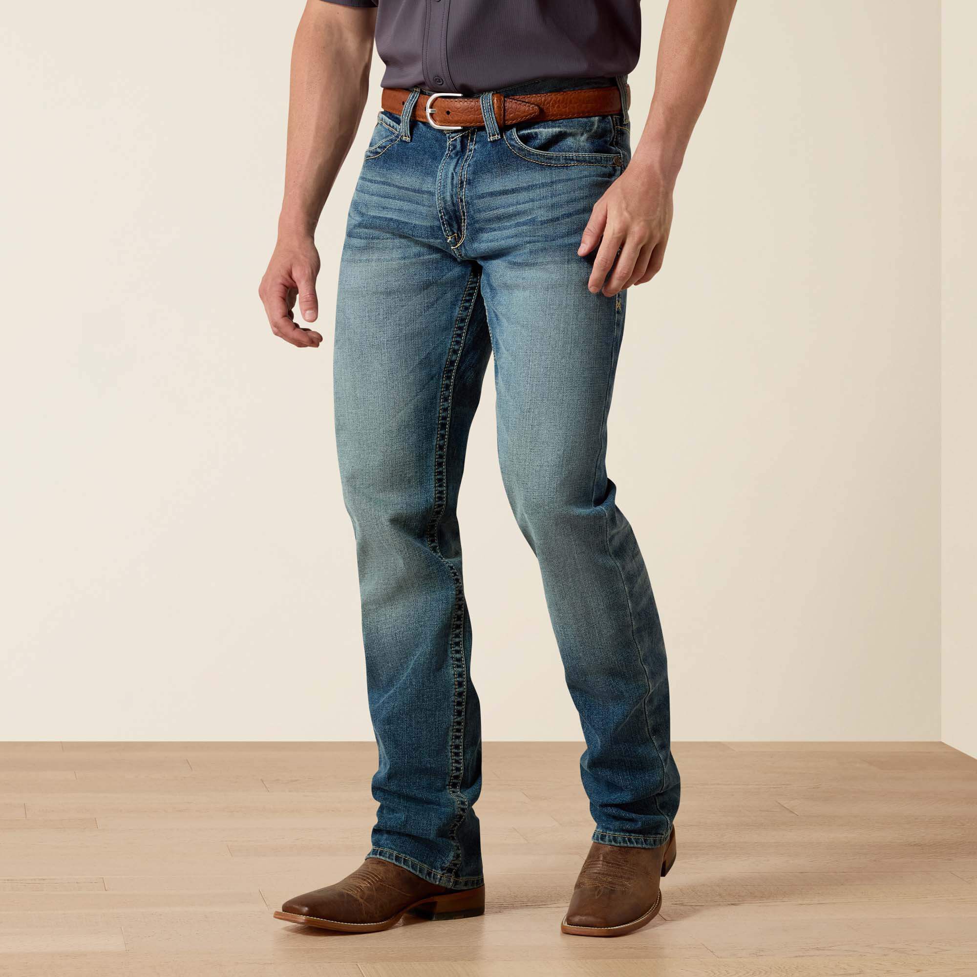 M4 Low Rise Stretch Shoreway Stackable Straight Leg Jean-Ariat