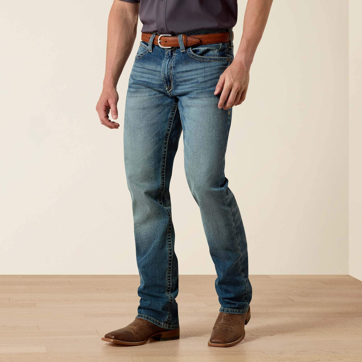 M4 Low Rise Stretch Shoreway Stackable Straight Leg Jean-Ariat
