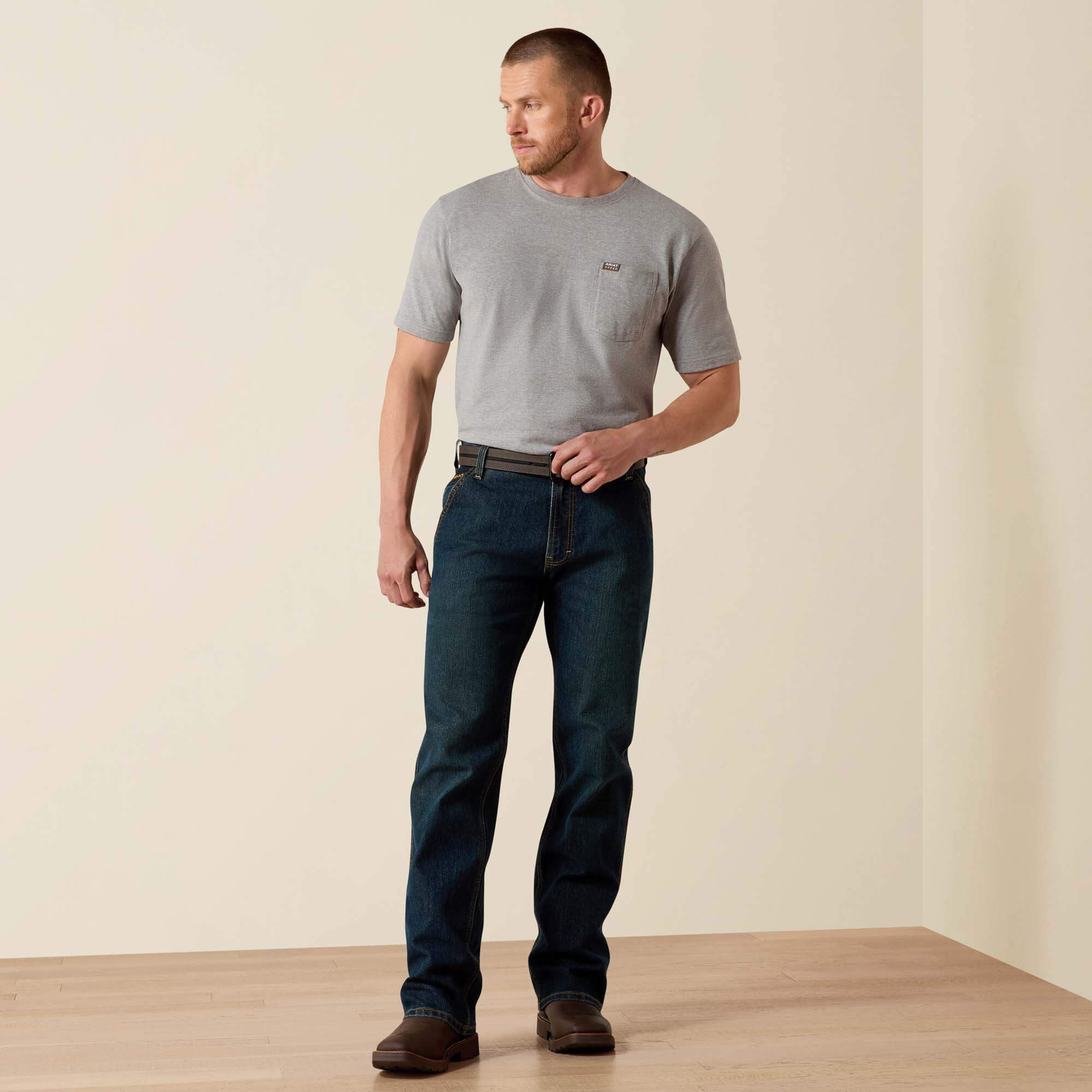 Rebar M4 Low Rise DuraStretch Workhorse Boot Cut Jean-Ariat