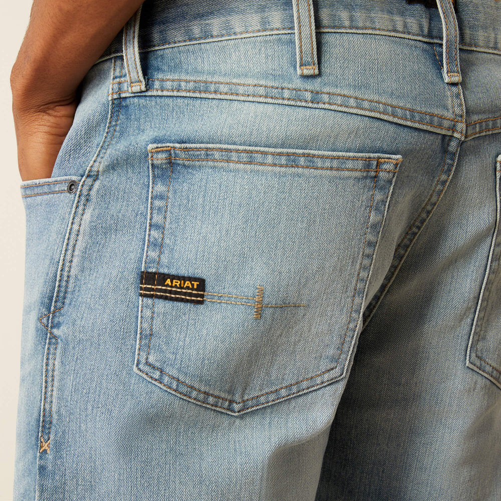 Rebar M4 Relaxed DuraStretch Basic Stackable Straight Leg Jean-Ariat