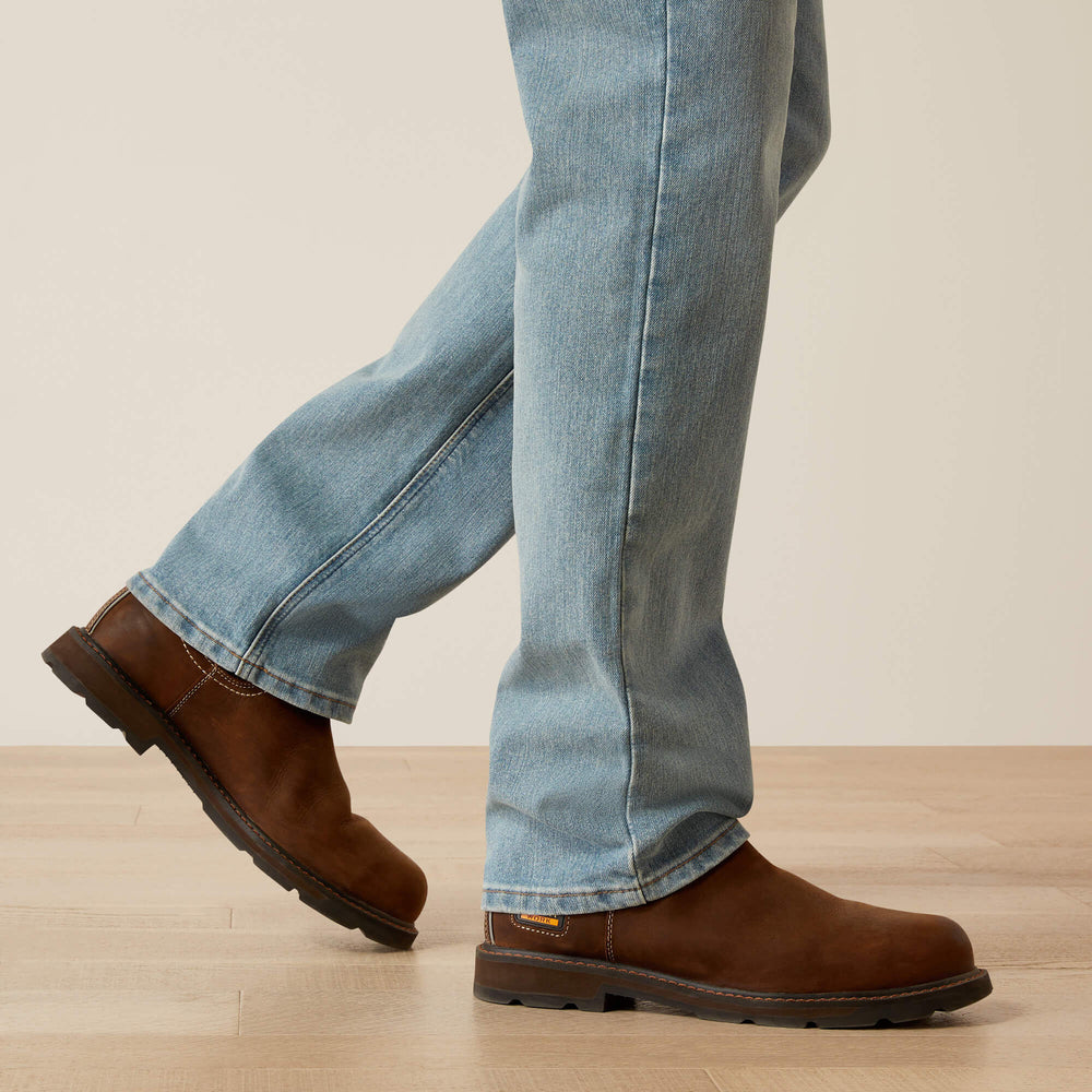 Rebar M4 Relaxed DuraStretch Basic Stackable Straight Leg Jean-Ariat