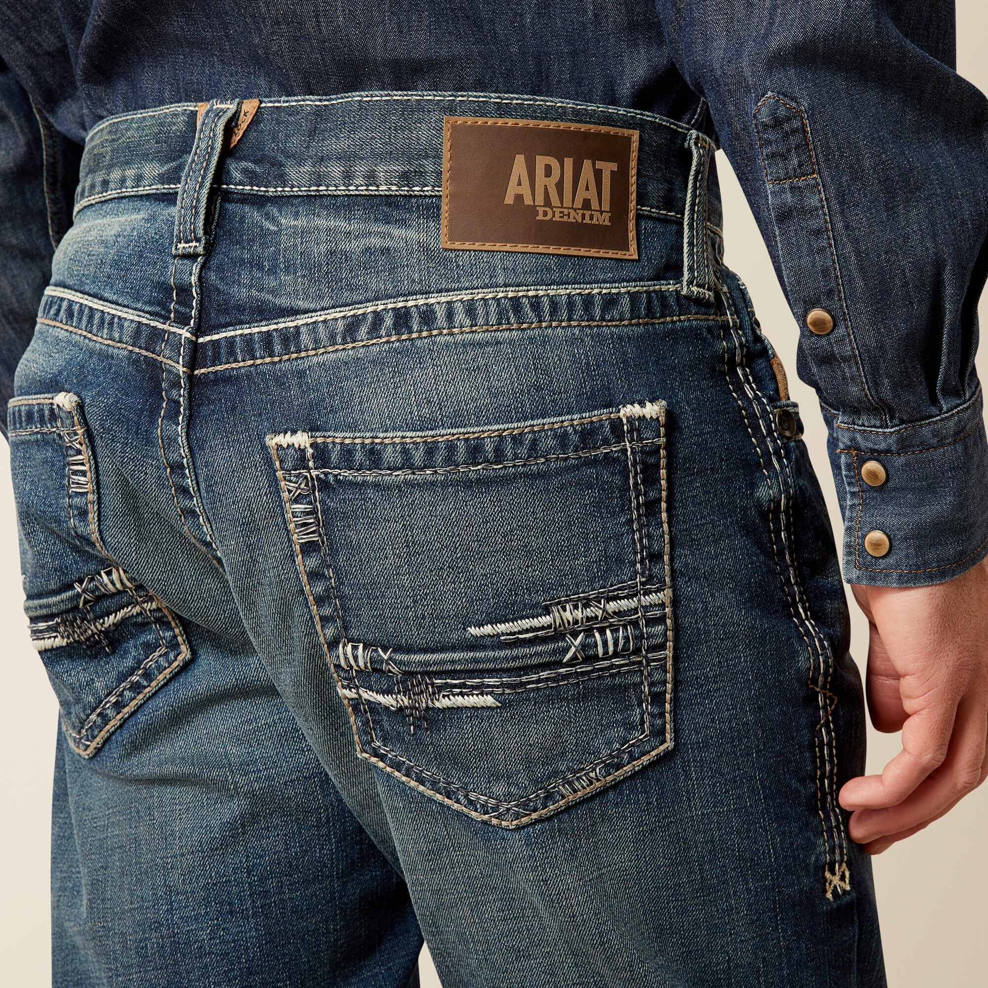 M5 Slim Stretch Adkins Stackable Straight Leg Jean-Ariat
