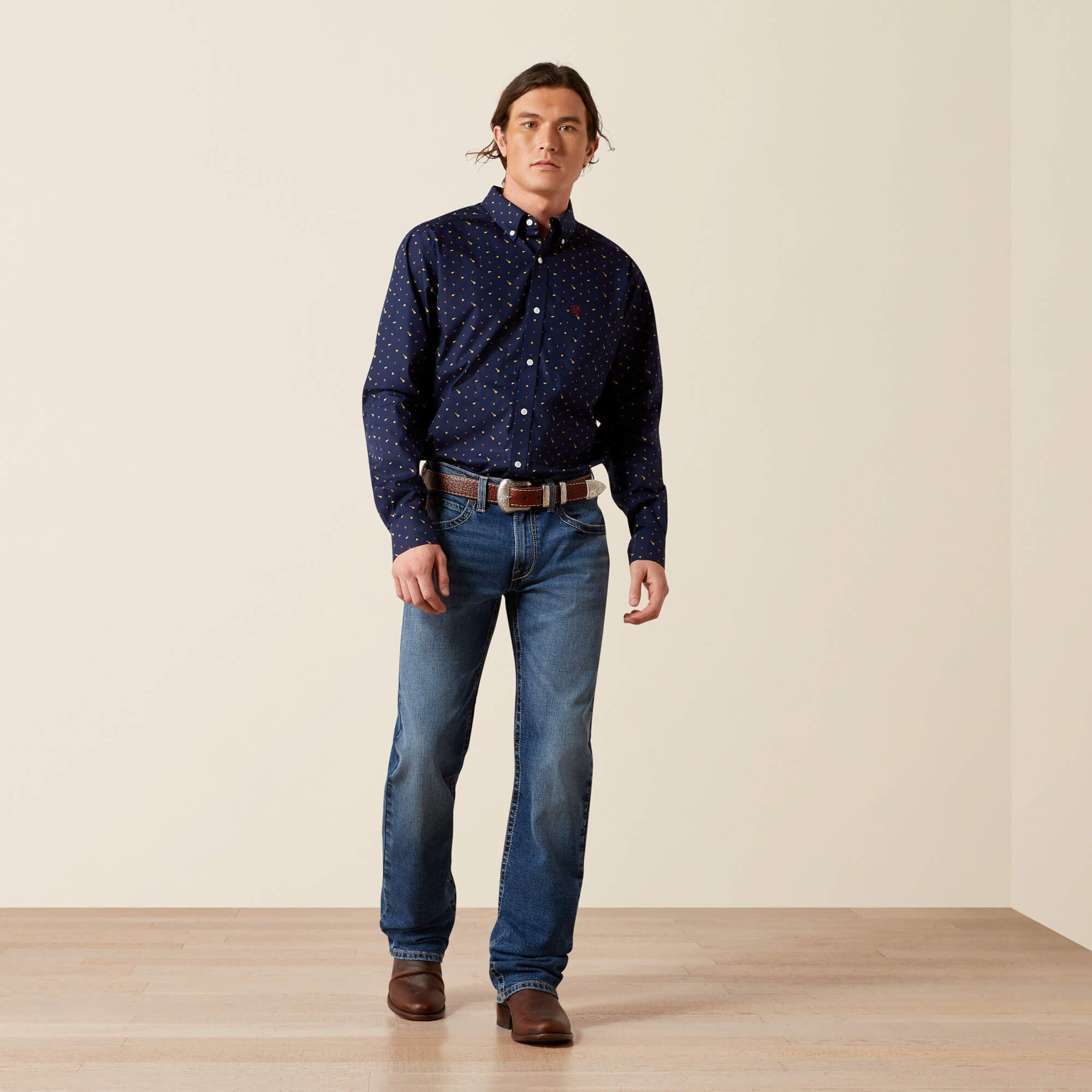 M5 Straight Calico Straight Leg Jean-Ariat