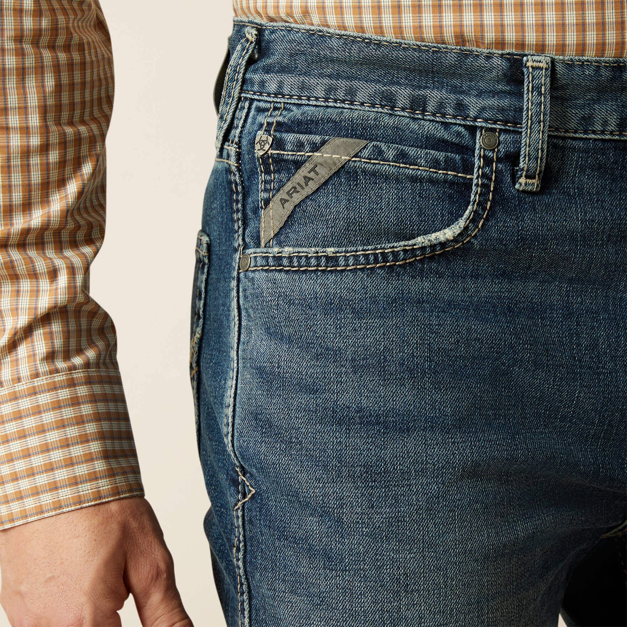 M7 Slim Sawyer Classic Rise Straight Leg Jeans-Ariat