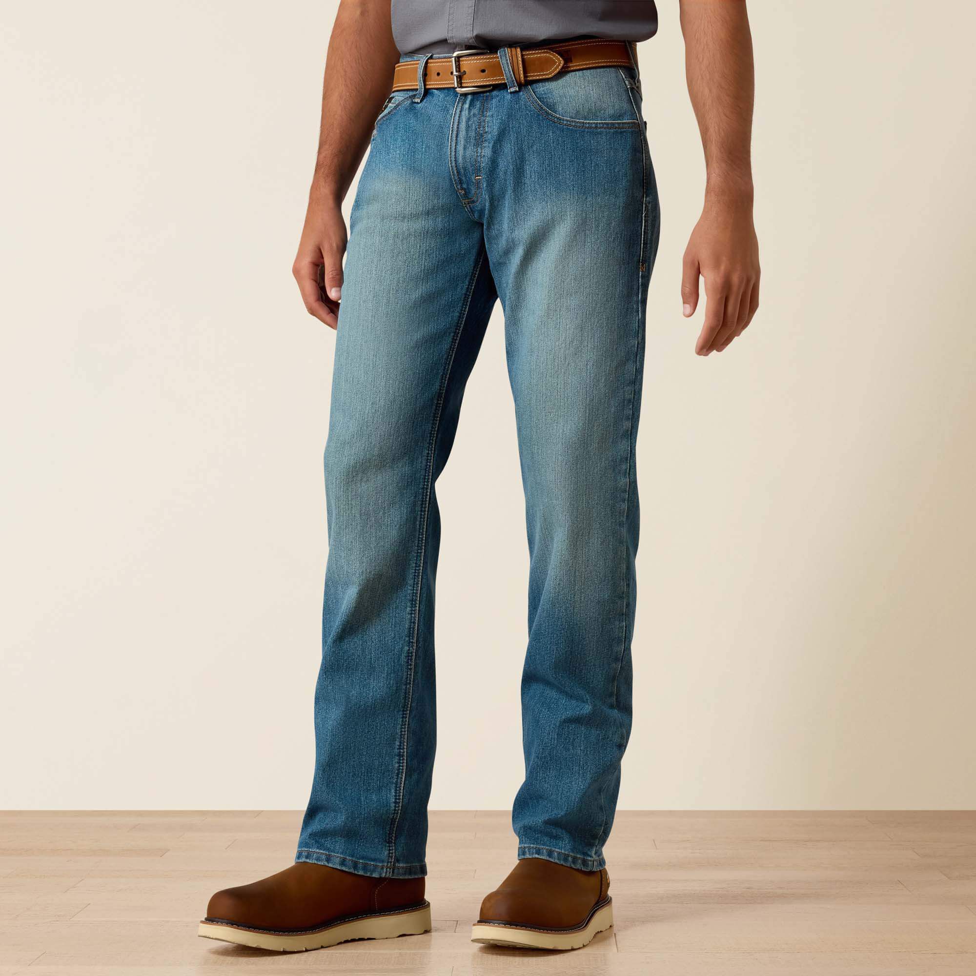 Rebar M5 DuraStretch Basic Stackable Straight Leg Jean-Ariat