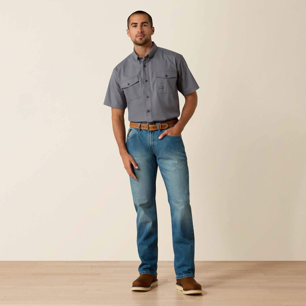 Rebar M5 DuraStretch Basic Stackable Straight Leg Jean-Ariat