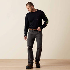 Rebar M4 Low Rise DuraStretch Made Tough Stackable Straight Leg Pant-Ariat