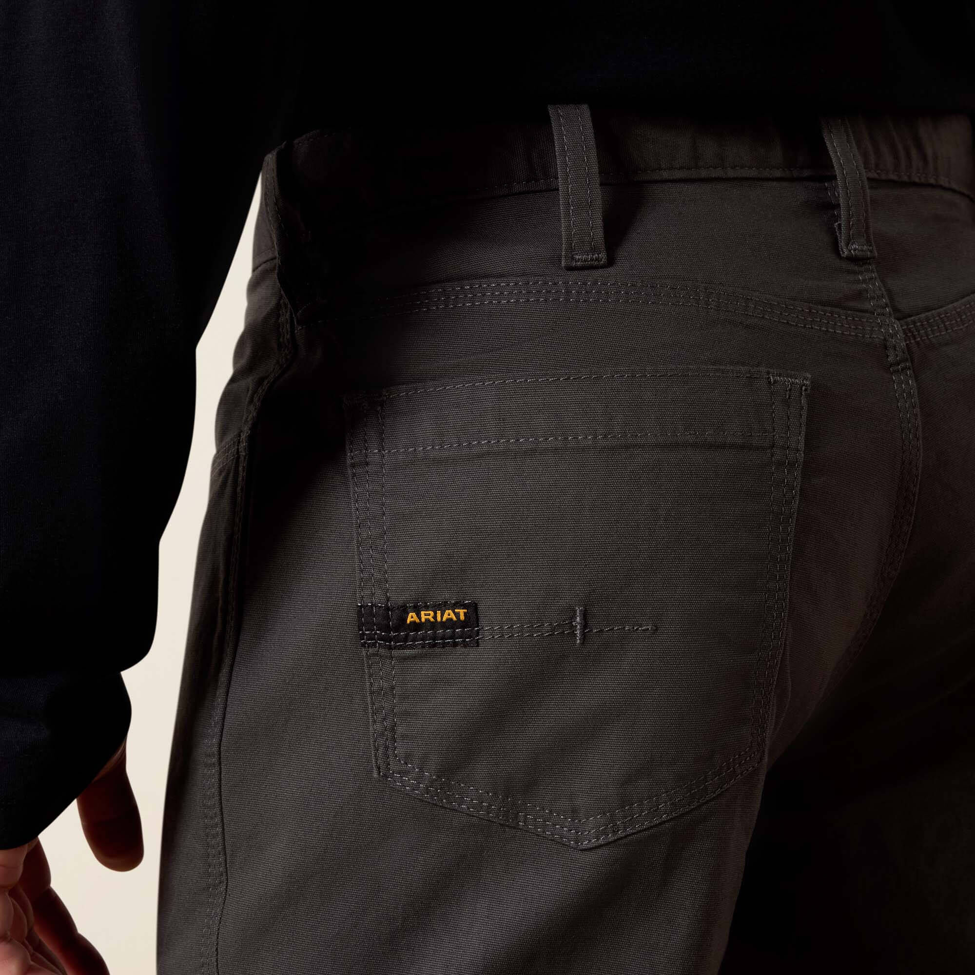 Rebar M4 Low Rise DuraStretch Made Tough Stackable Straight Leg Pant-Ariat