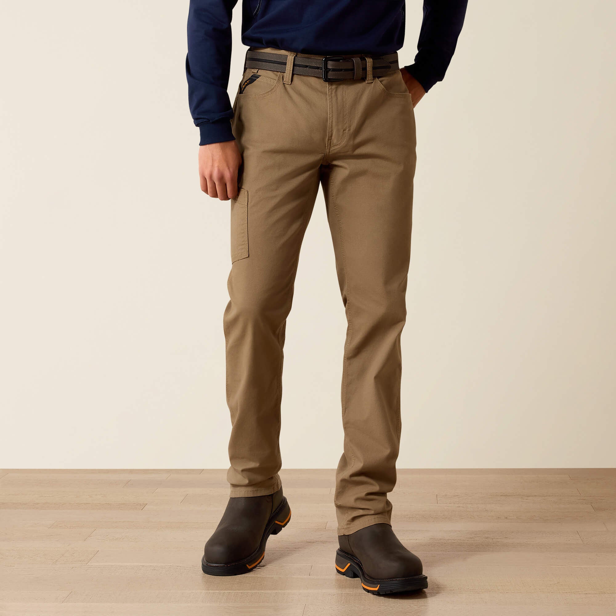 Rebar M4 Low Rise DuraStretch Made Tough Stackable Straight Leg Pant-Ariat