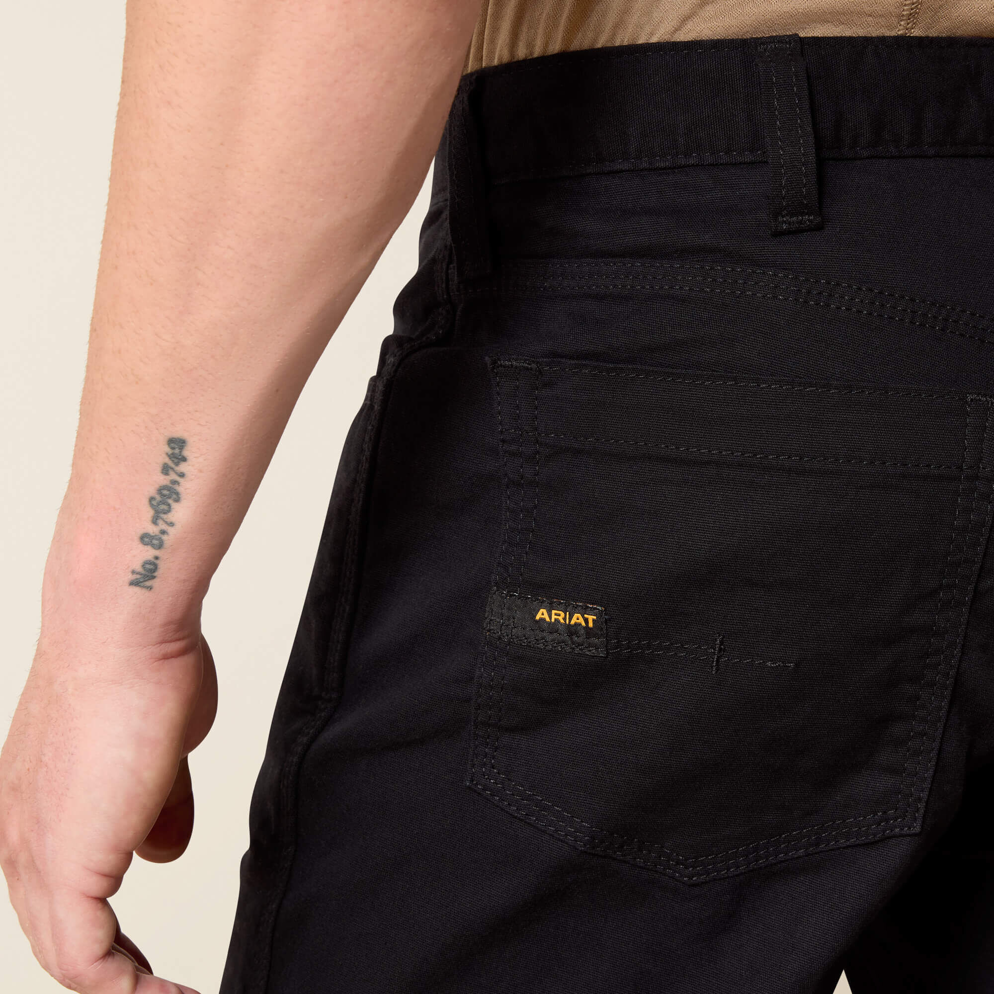 Rebar M4 Low Rise DuraStretch Made Tough Stackable Straight Leg Pant-Ariat
