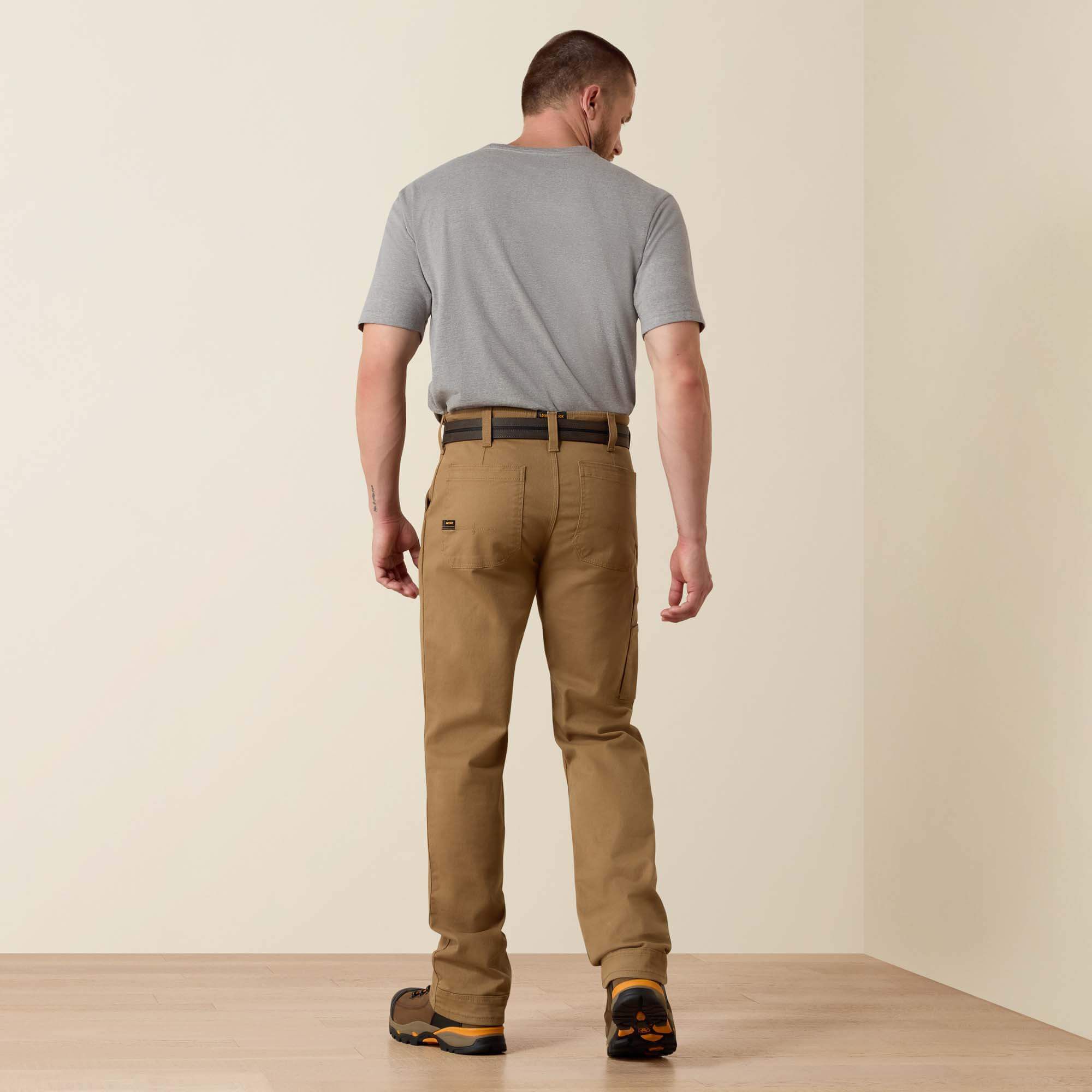 Rebar M4 Relaxed DuraStretch Washed Twill Dungaree Boot Cut Pant-Ariat