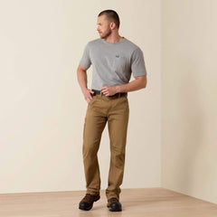 Rebar M4 Relaxed DuraStretch Washed Twill Dungaree Boot Cut Pant-Ariat