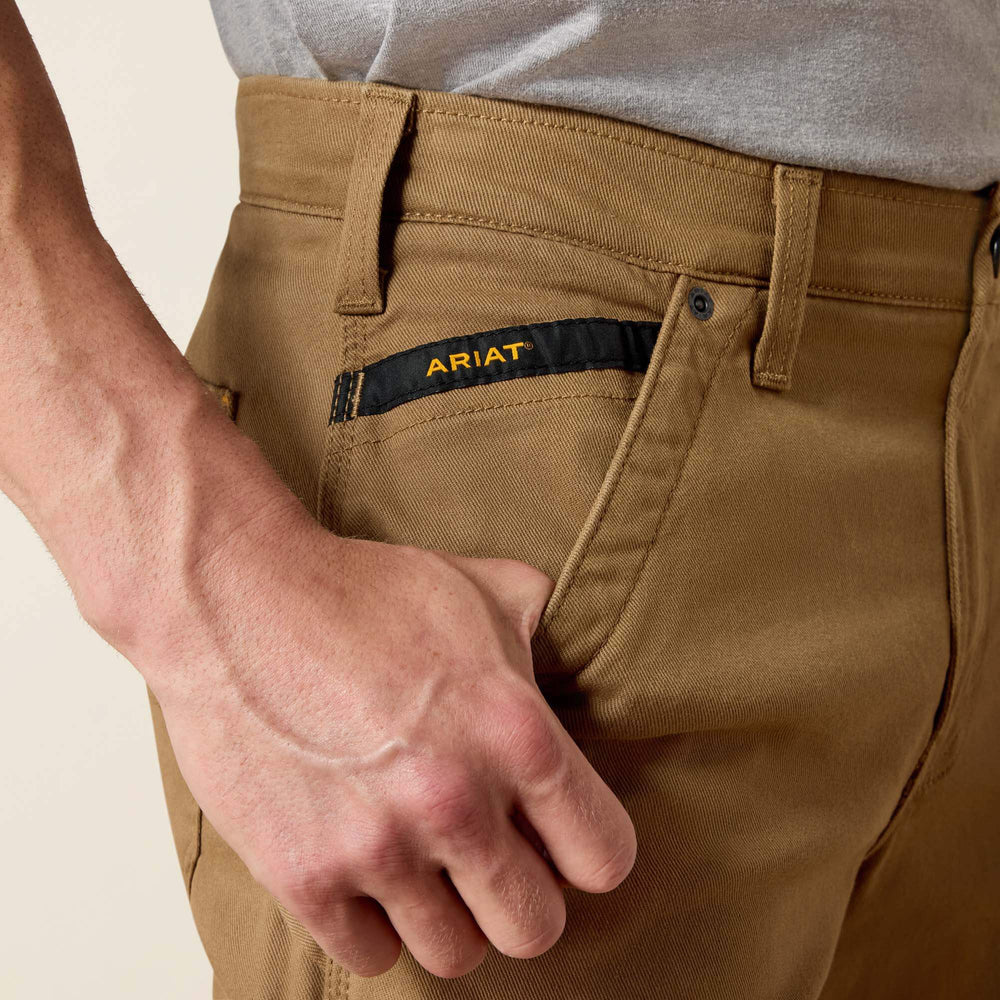 Rebar M4 Relaxed DuraStretch Washed Twill Dungaree Boot Cut Pant-Ariat