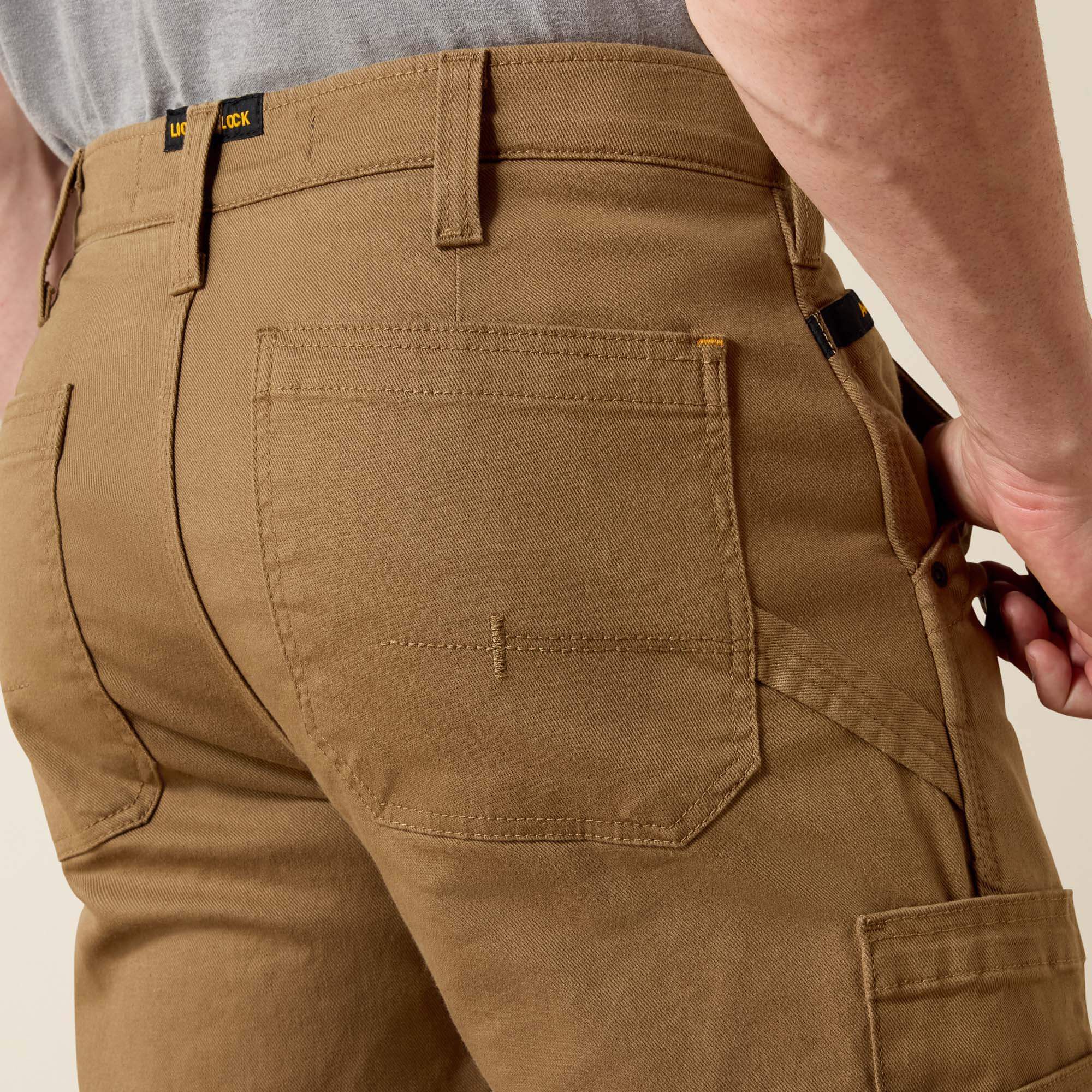 Rebar M4 Relaxed DuraStretch Washed Twill Dungaree Boot Cut Pant-Ariat