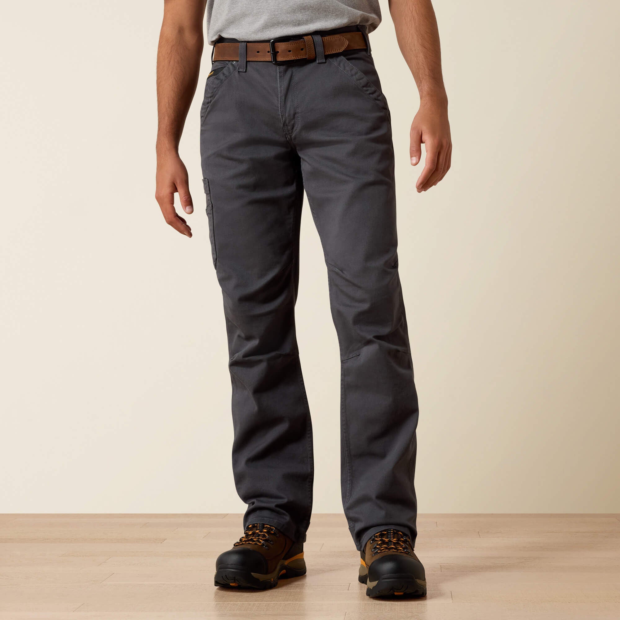 Rebar M4 Relaxed DuraStretch Washed Twill Dungaree Boot Cut Pant-Ariat