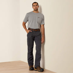 Rebar M4 Relaxed DuraStretch Washed Twill Dungaree Boot Cut Pant-Ariat