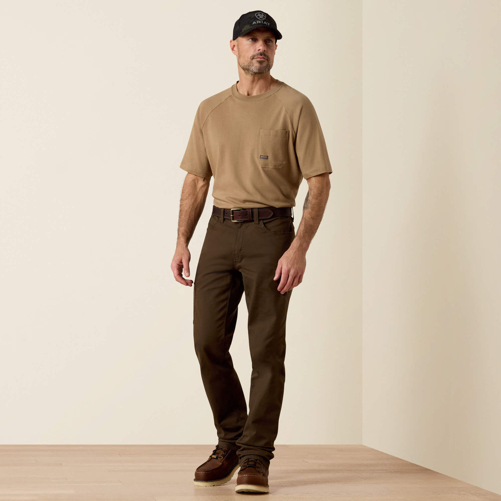 Rebar M4 Low Rise DuraStretch Made Tough Stackable Straight Leg Pant-Ariat