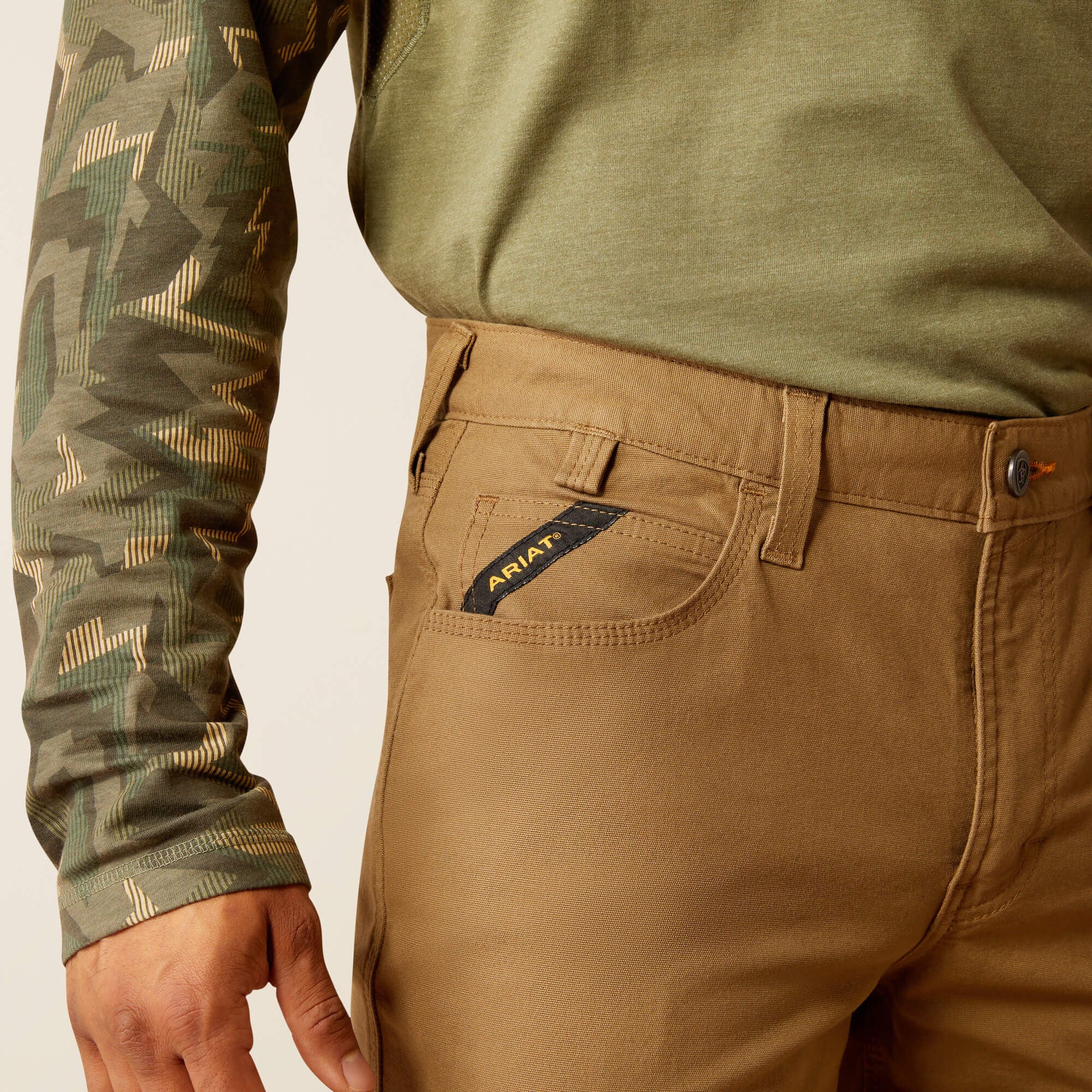 Rebar M5 Straight DuraStretch Made Tough Straight Pant-Ariat