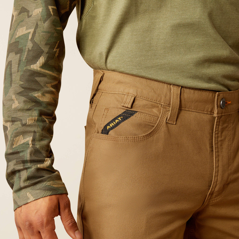 Rebar M5 Straight DuraStretch Made Tough Straight Pant-Ariat