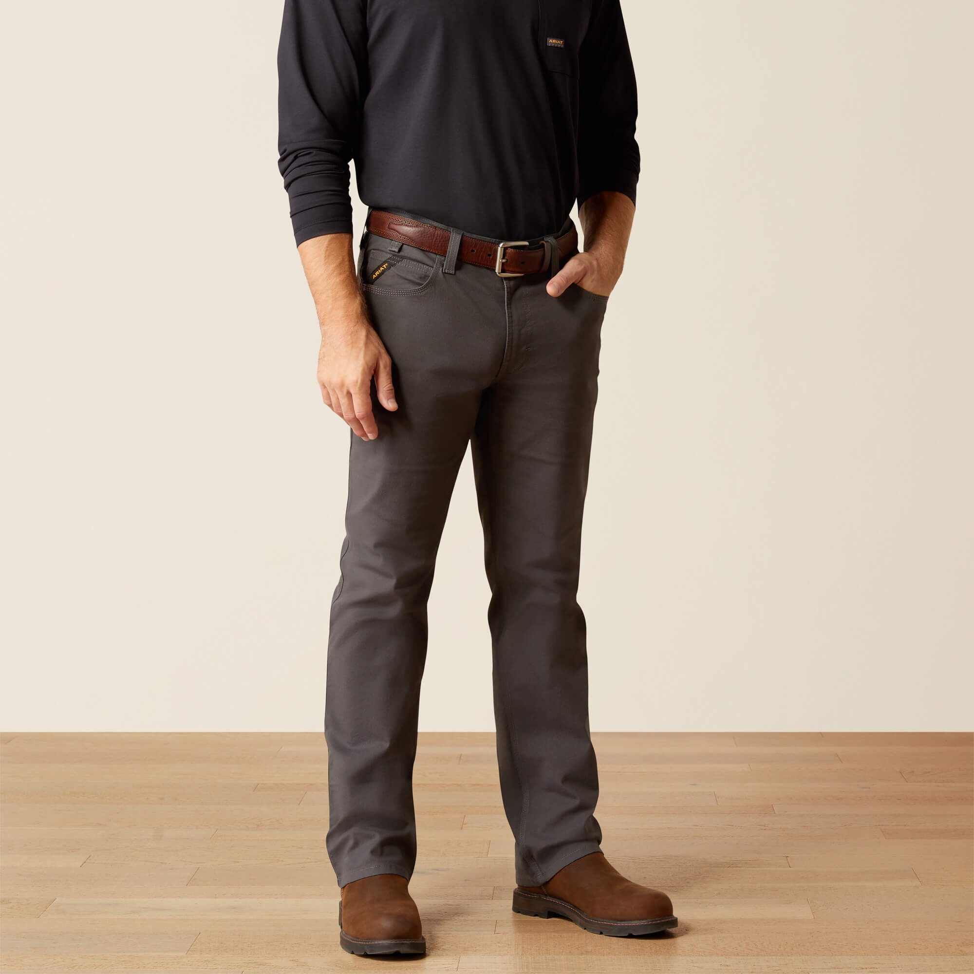 Rebar M5 Straight DuraStretch Made Tough Straight Pant-Ariat