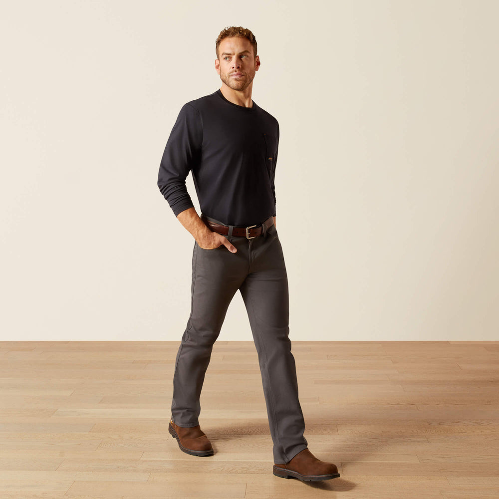 Rebar M5 Straight DuraStretch Made Tough Straight Pant-Ariat
