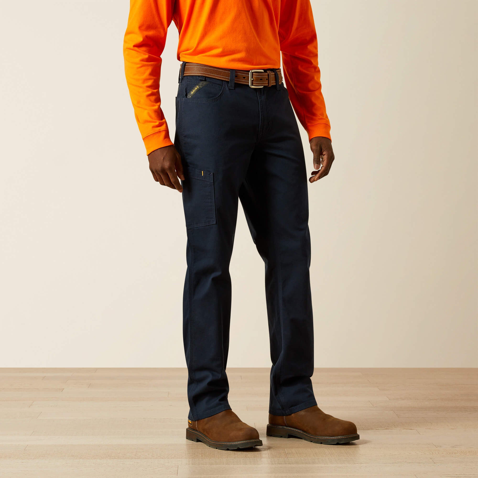 Rebar M4 Low Rise DuraStretch Made Tough Stackable Straight Leg Pant-Ariat
