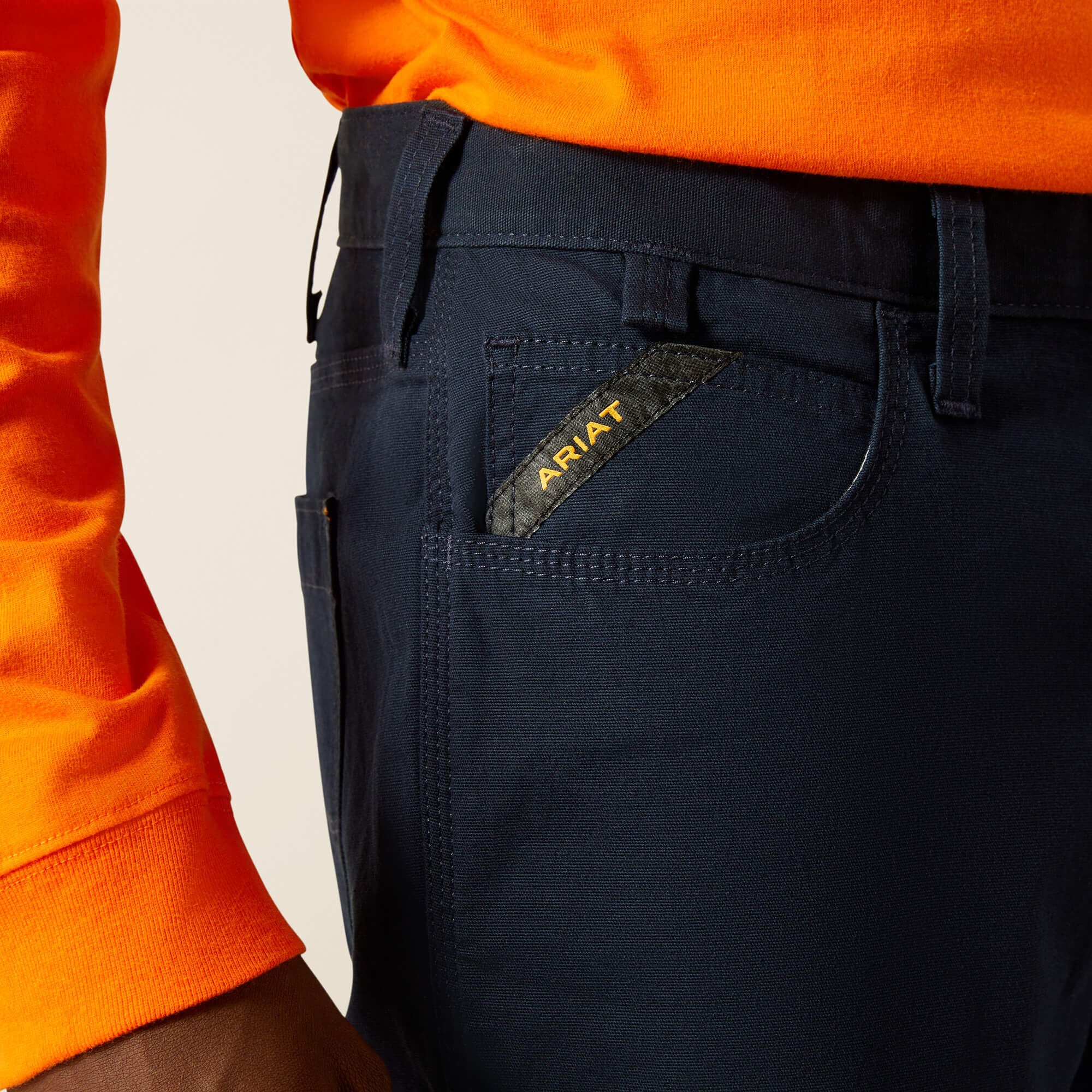 Rebar M4 Low Rise DuraStretch Made Tough Stackable Straight Leg Pant-Ariat