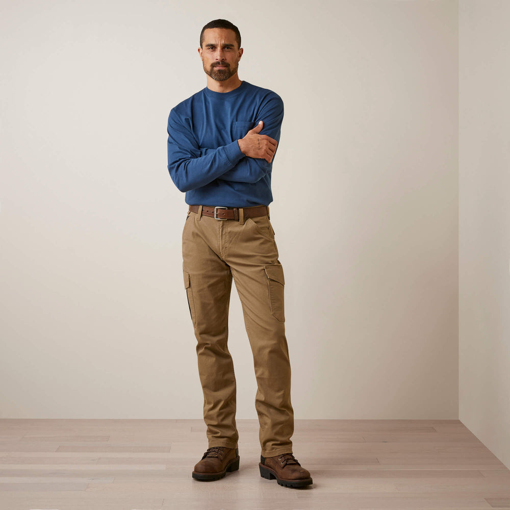 Rebar M4 Relaxed Made Tough Cargo Straight Pant-Ariat