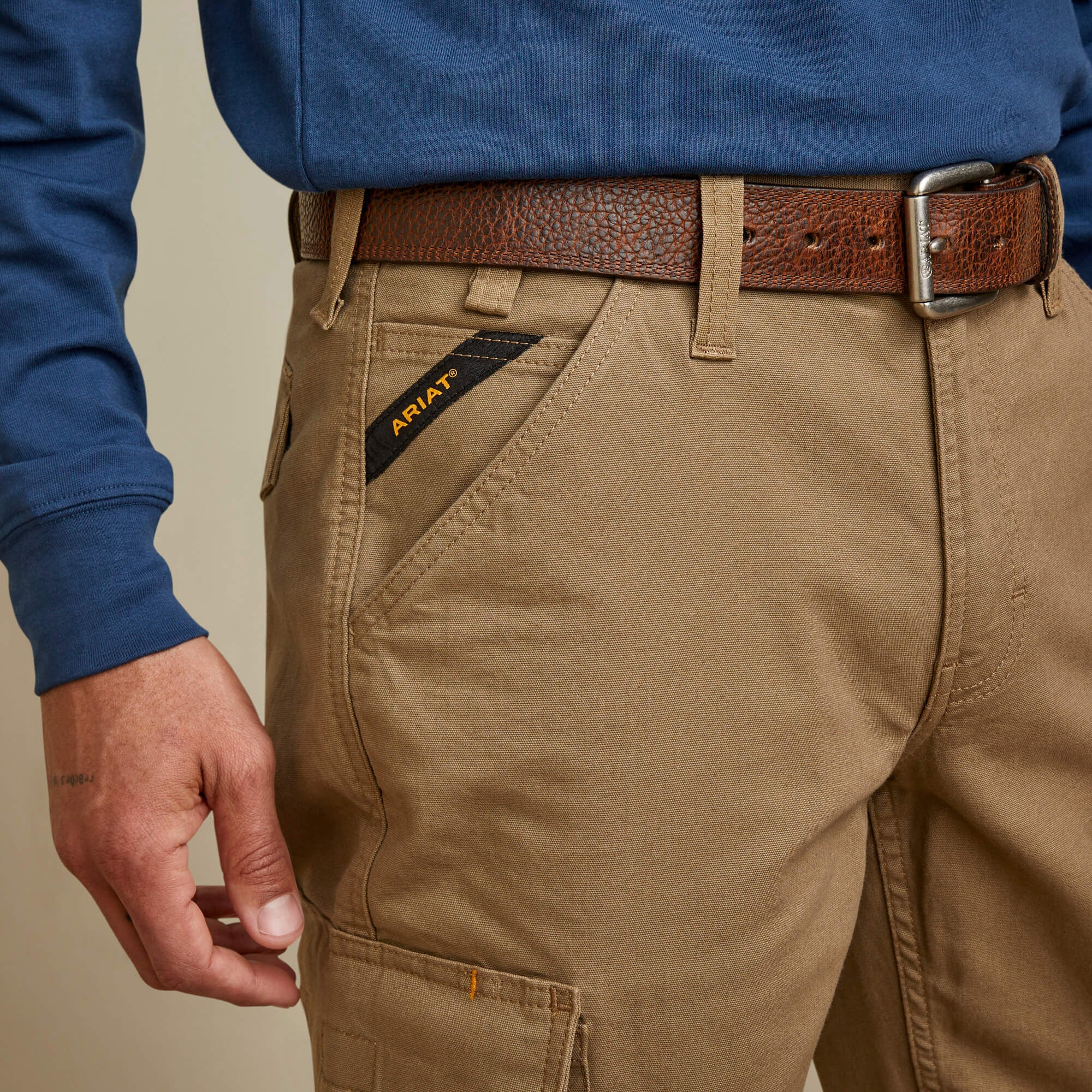 Rebar M4 Relaxed Made Tough Cargo Straight Pant-Ariat