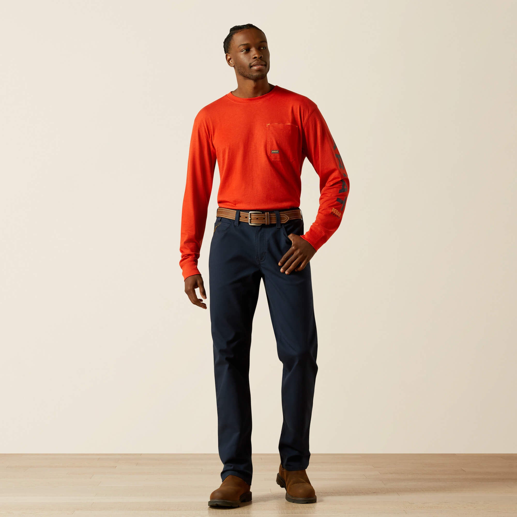 Rebar M5 Straight DuraStretch Made Tough Straight Pant-Ariat