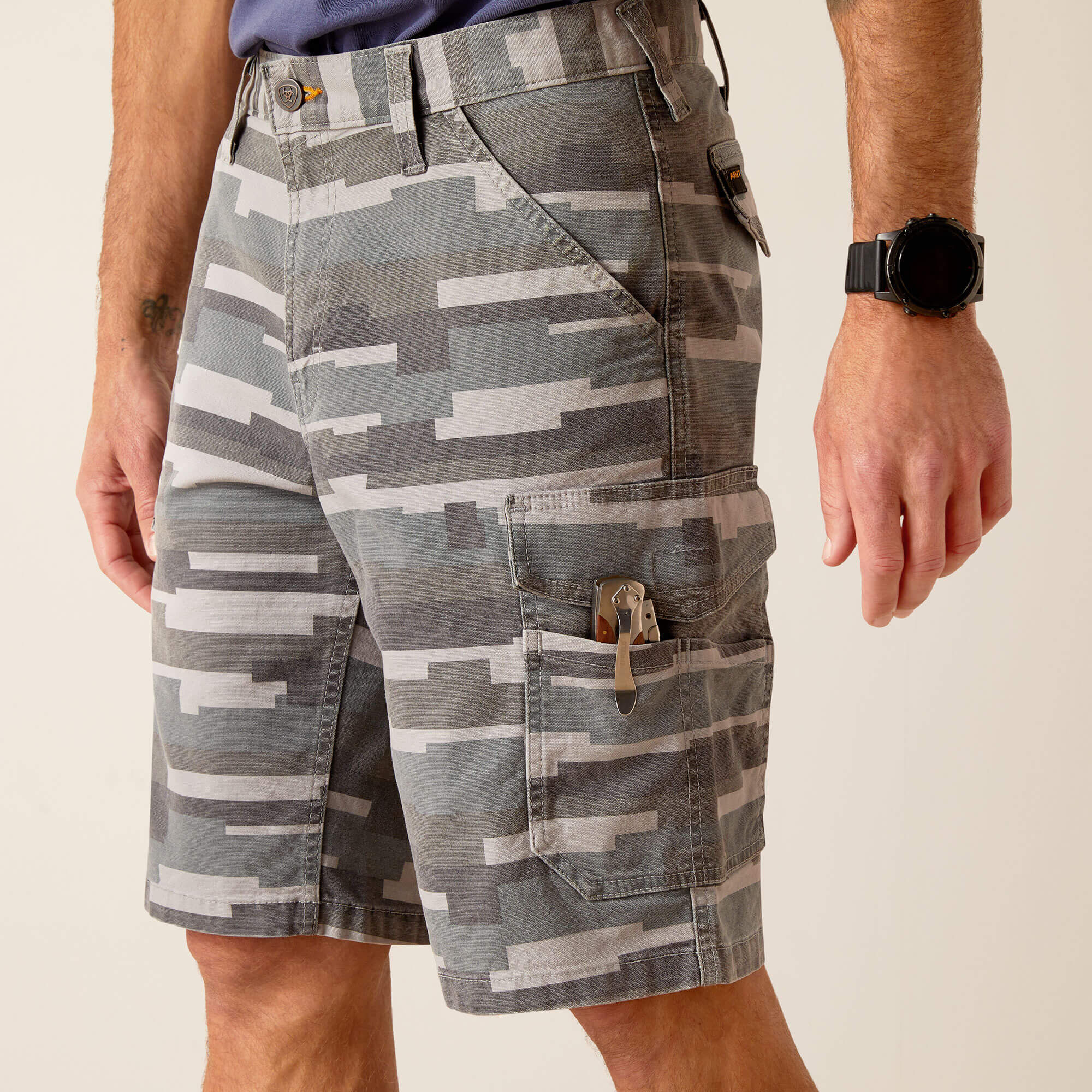 Rebar DuraStretch Made Tough Cargo 11" Short-Ariat