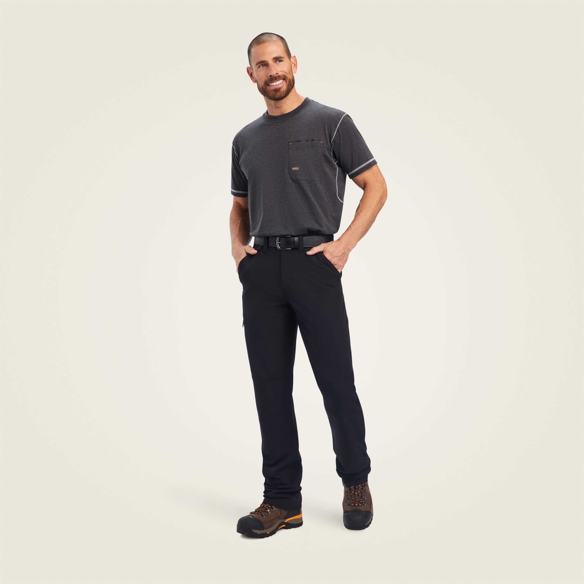 Rebar M5 Straight DuraStretch DriTEK Softshell Straight Pant-Ariat