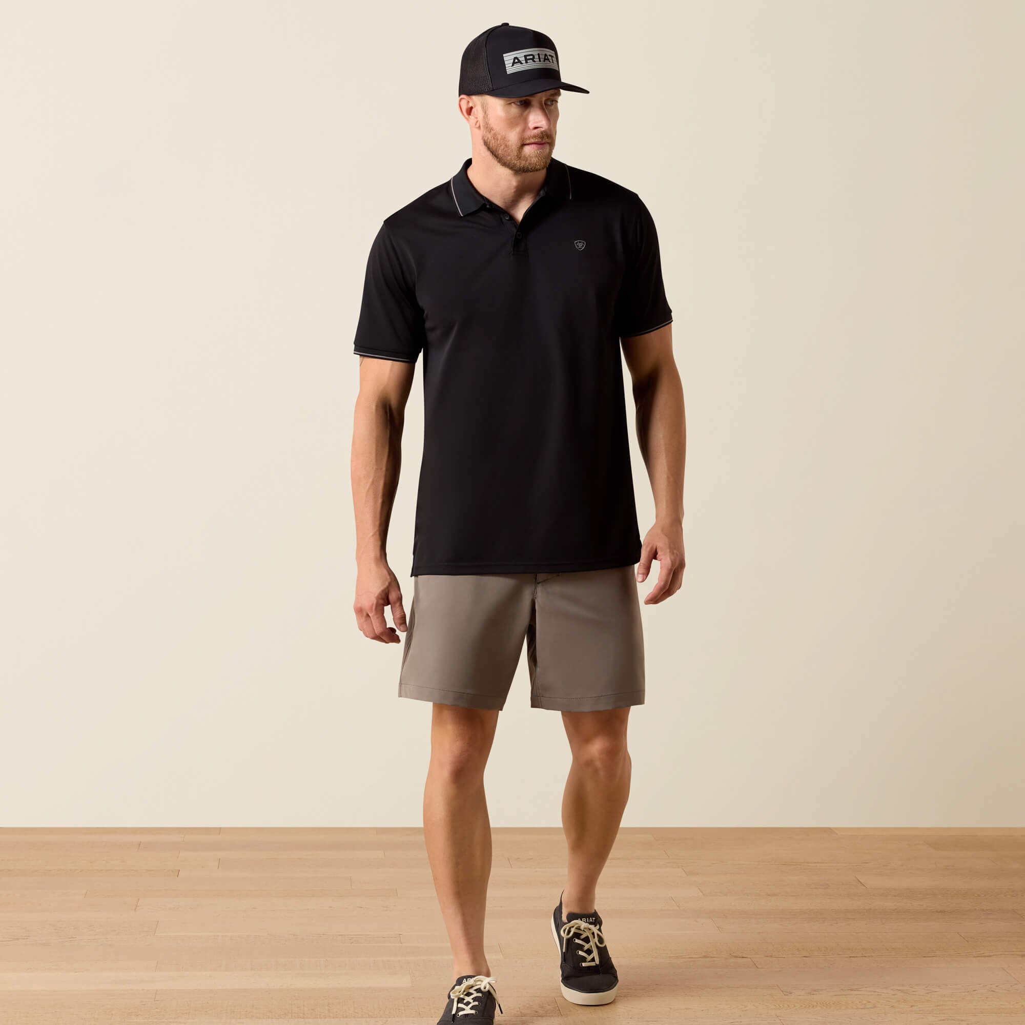 Logo Fitted Polo-Ariat
