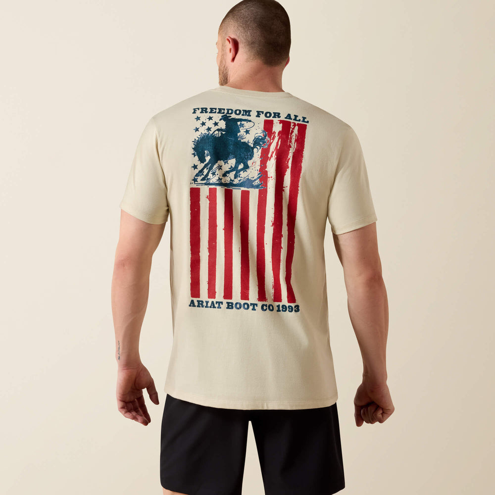 Ariat Split Freedom Painted Classic Fit T-Shirt-Ariat