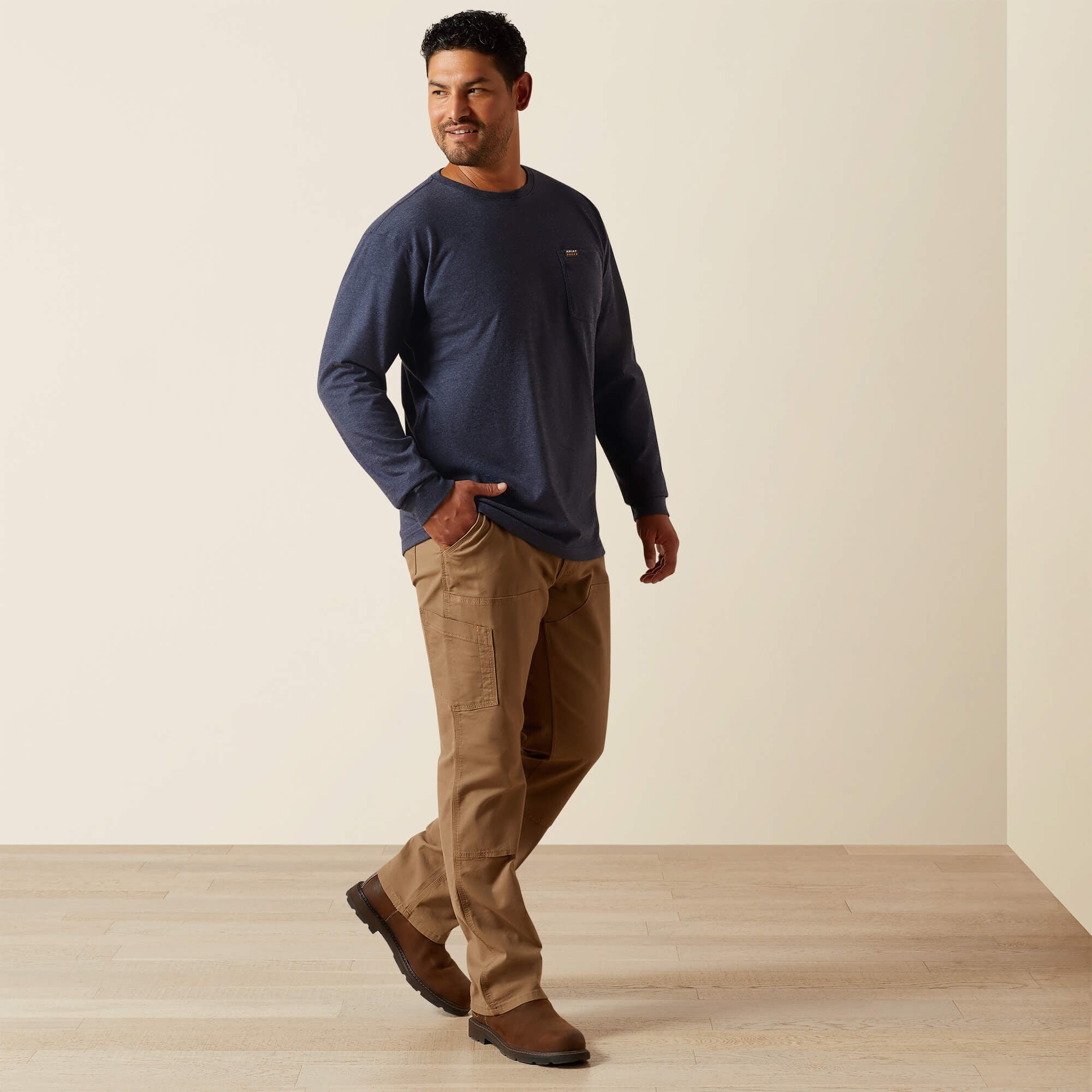 Rebar Cotton Strong Standard Logo Pocket T-Shirt-Ariat