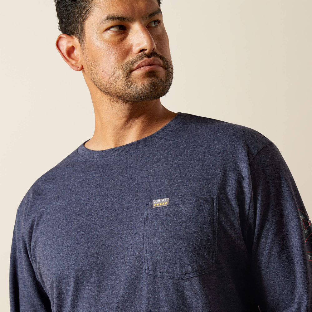 Rebar Cotton Strong Standard Logo Pocket T-Shirt-Ariat