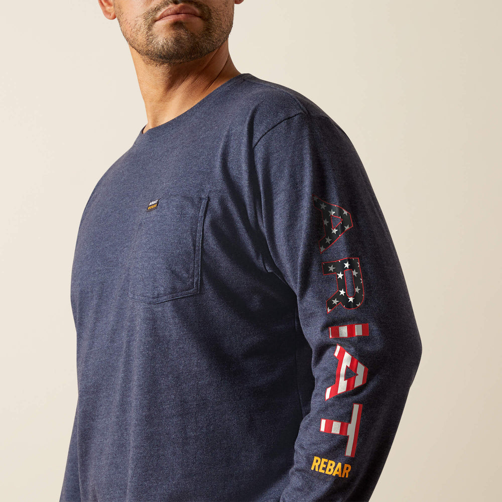 Rebar Cotton Strong Standard Logo Pocket T-Shirt-Ariat