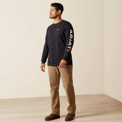 Rebar Cotton Strong Standard Logo Pocket T-Shirt-Ariat