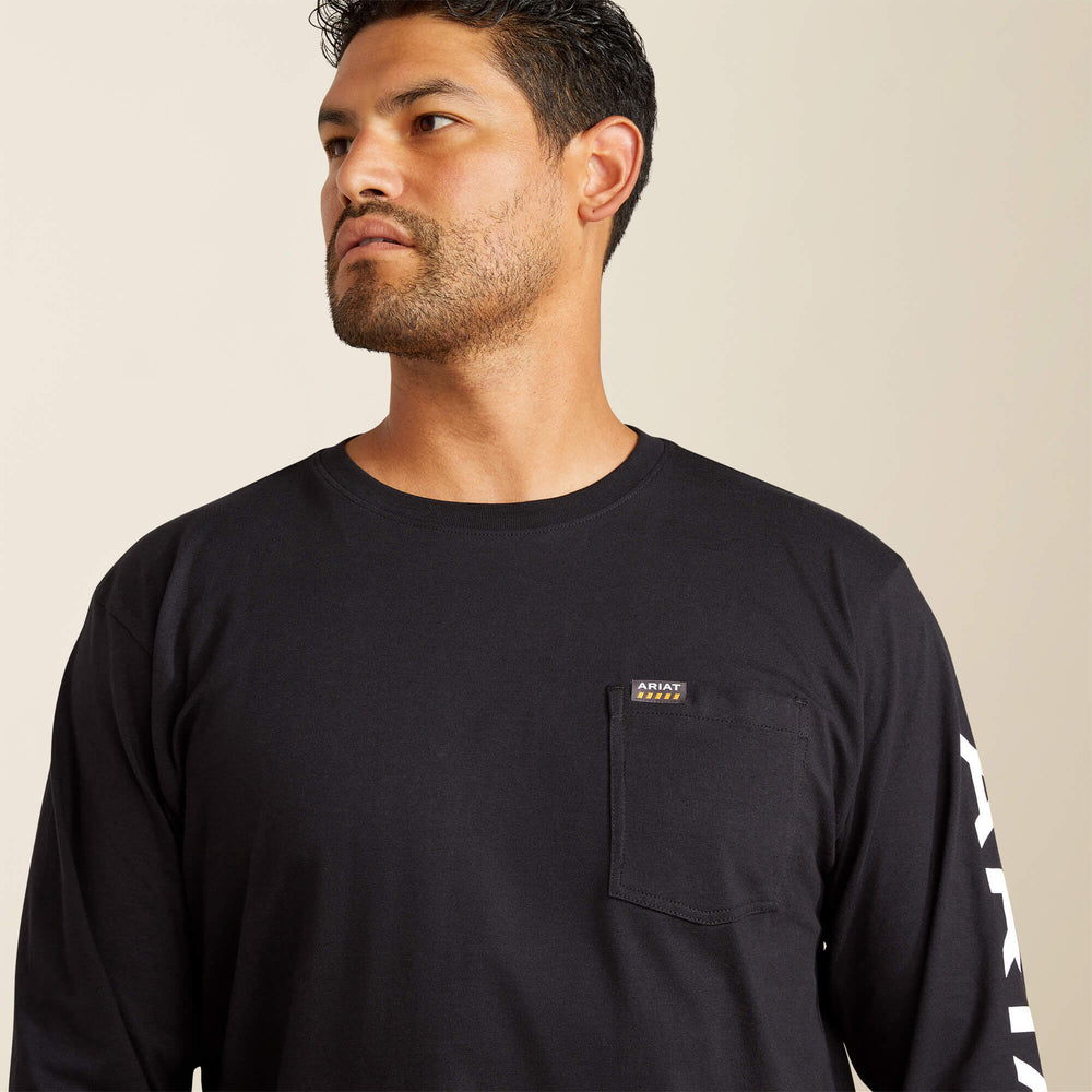 Rebar Cotton Strong Standard Logo Pocket T-Shirt-Ariat