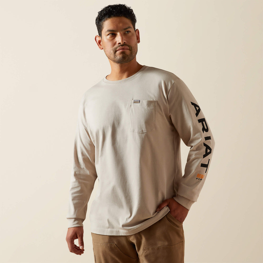 Rebar Cotton Strong Standard Logo Pocket T-Shirt-Ariat