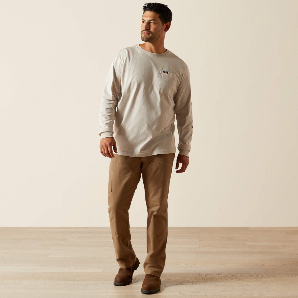 Rebar Cotton Strong Standard Logo Pocket T-Shirt-Ariat