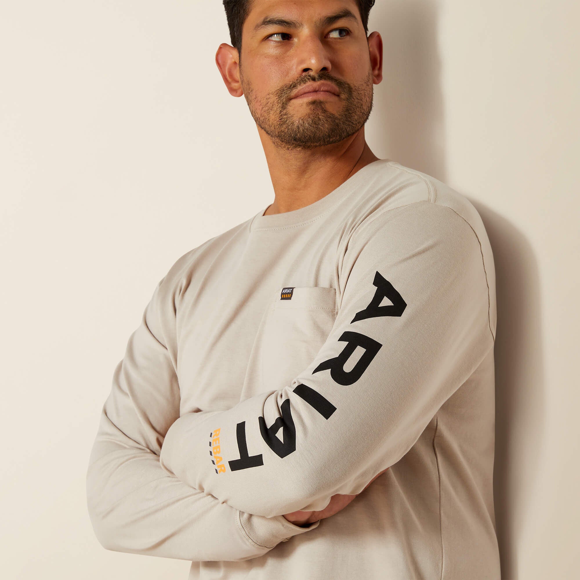 Rebar Cotton Strong Standard Logo Pocket T-Shirt-Ariat