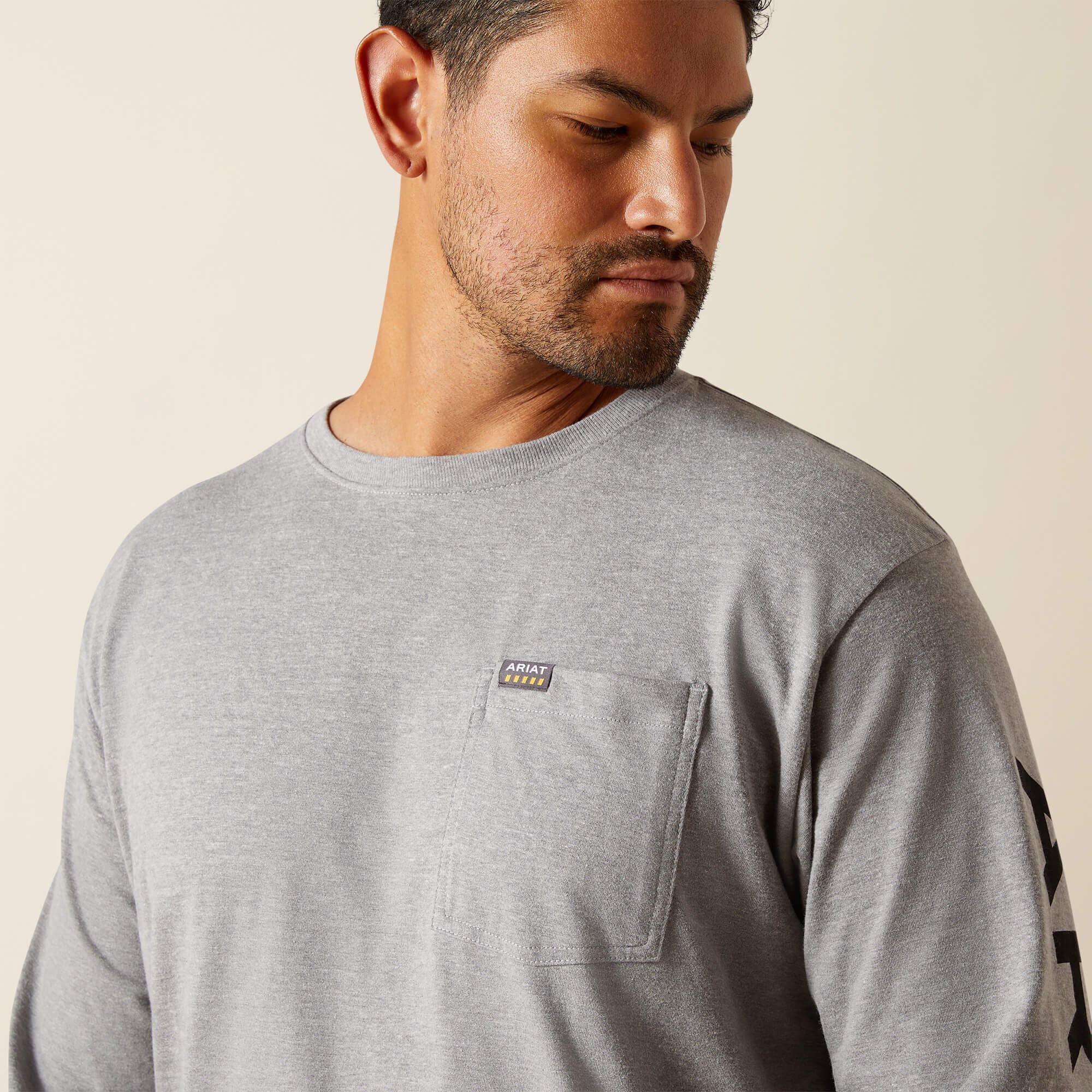 Rebar Cotton Strong Standard Logo Pocket T-Shirt-Ariat