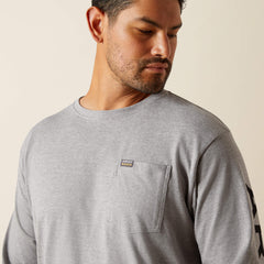Rebar Cotton Strong Standard Logo Pocket T-Shirt-Ariat