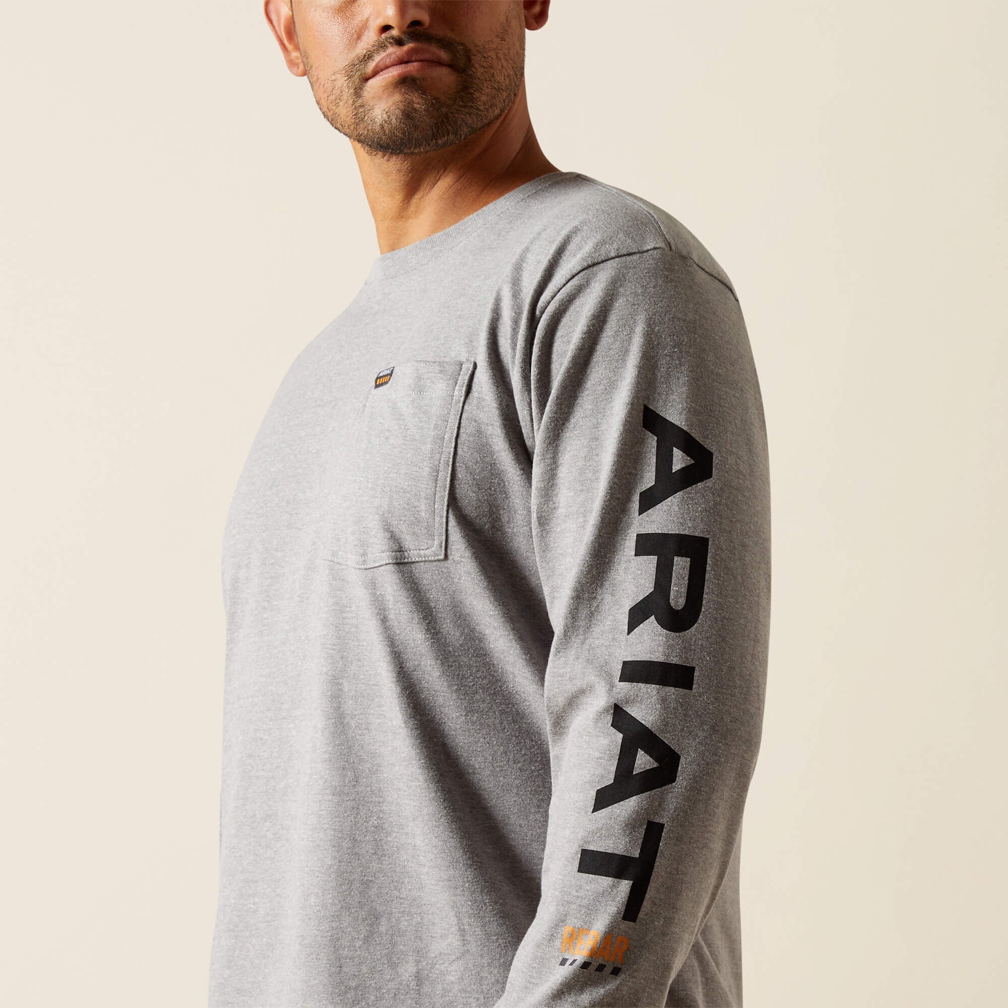 Rebar Cotton Strong Standard Logo Pocket T-Shirt-Ariat