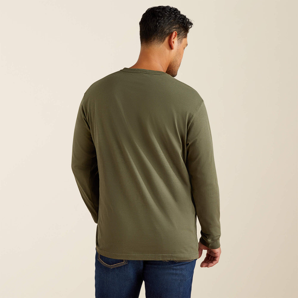 Rebar Cotton Strong Standard Logo Pocket T-Shirt-Ariat