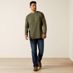 Rebar Cotton Strong Standard Logo Pocket T-Shirt-Ariat